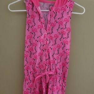 Justice girls flamingo pajamas